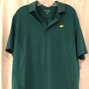 Masters Green Performance Tech Golf Shirt